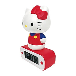 BigBen Lampe Veilleuse Sans Fil Hello Kitty avec Réveil Numérique Multicolore