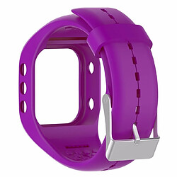 Wewoo Bracelet pour montre connectée en silicone Smart Watch POLAR A300 violet