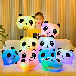 Universal Coussin lumineux créatif coussin panda - peluche animal jouet lumineux LED (jaune)