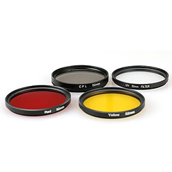 Avis Wewoo Filtre rouge pour GoPro HERO 4 / 3+ 52mm rond cercle couleur UV de lentille