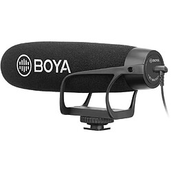 BOYA BM2021 Microphone canon a condensateur - Câble de sortie TRS & TRRS 3,5 mm 