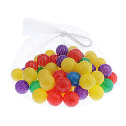 200pcs Balles Colorées Plastique de Piscine 4cm Jouet de Reconnaissance des Couleurs