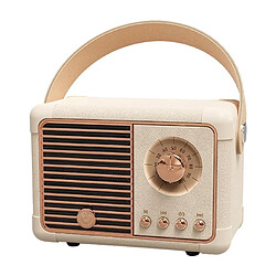 Yonis Enceinte Bluetooth Retro HIFI Sans Fil Portable