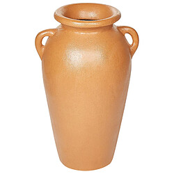 Beliani Terre cuite Vase décoratif 42 cm Orange DABONG