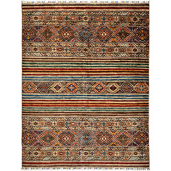 Vidal Tapis de laine 205x152 multicolore Torkman 