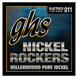 GHS R-EJM - Jeu de cordes guitare électrique - Nickel Rockers - Custom Medium 11-52