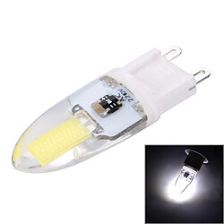 Wewoo Ampoule pour Halls / Bureau / Accueil, AC 220-240 V Lumière Blanche G9 3W 300LM Silicone Dimmable SMD 1505 COB LED