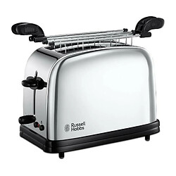 Acheter RUSSELL HOBBS 23310-57 - Toaster Victory Retro 2 fentes - Pinces a sandwichs - 1200 W - Acier brillant