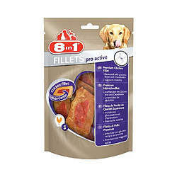 8 In 1 Sachet filets de poulet Pro Active pour chien.