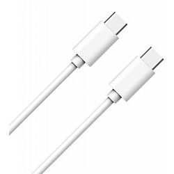 WOW Câble USB C/USB C 2m 3A Blanc 