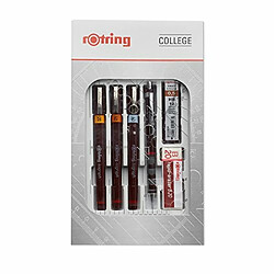 Cameo Rotring College ISOGRAPH stylo 4 mis 0,20 / 0,40 / 0,60 avec un crayon Tikky