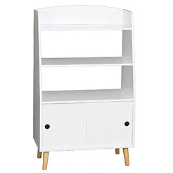 Urban Living Bibliothèque enfant Sweet - L. 58 x H. 93 cm - Blanc