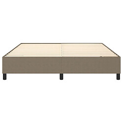 Sommier à lattes,Cadre à lattes de lit pour Adulte Taupe 180x200 cm Tissu -MN43437 pas cher