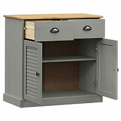 Acheter Maison Chic Buffet commode,console avec tiroirs pour rangement VIGO 78x40x75 cm gris bois massif de pin -MN18596