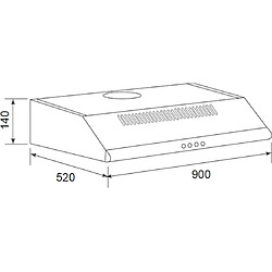 AIRLUX Hotte casquette AHC940IX