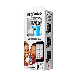 Avis IK Multimedia Irig Voice New Microphone Bleu