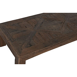 Avis Pegane Table basse, table de salon en bois recyclé coloris marron - longueur 120 x profondeur 60 x Hauteur 30 cm