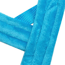 Avis Universal Gilet réfléchissant en nylon pour chiens de compagnie Doux et souple rembourré en flanelle Sans harnais Entraînement de marche pour petits et moyens chiens | Gilet harnais | Harnais réfléchissant pour chiens de compagnie (bleu)