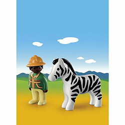 Playmobil® Soigneur avec zèbre Playmobil 1.2.3 9257