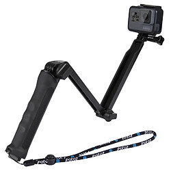 Wewoo Monopied multifonction de longue durée Selfie-stick pliable avec poignée Grip pour GoPro HERO5 Session / 5/4 Session / 4/3 + / 3/2/1, Appareils photo de sport Xiaoyi, Longueur: 20-58 cm 