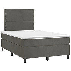 Avis Sommier à lattes,Cadre à lattes de lit pour Adulte matelas et LED Gris foncé 120x200 cm -MN85421