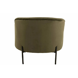 Avis Inside 75 Fauteuil DULZURA textile / bois Vert