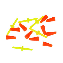 5pcs Bouchon de Flotteur de Pêche Bobbers en Plastique Tackle Outils Pratique Multifonction