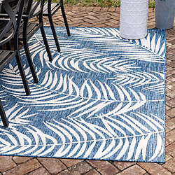 Avril Paris Tapis extérieur - 120x160cm - Bleu - 100% polypropylène - 192 000pts/m2 - ALBI