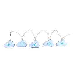 CMP Guirlande lumineuse enfant Nuage - L. 165 cm - Bleu