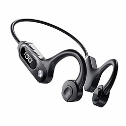 Écouteur Bluetooth À Conduction Osseuse Léger Sans Fil Suspendu Casque De Sport V30 Bleu pas cher