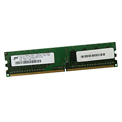 Micron Tech 1Go RAM Micron MT8HTF12864AY-800E1 DDR2 PC2-6400U 800Mhz 1Rx8 DIMM 240-Pin CL6