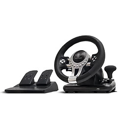 Volant et pédales de jeu Vidéo PRO Race compatible Xbox Séries X|S PS3 PS4 SWITCH PC + Casque SPIRIT OF GAMER H8B PRO MULTI CONSOLE