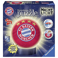 Ravensburger - 12177 9 - Puzzle 3D/Veilleuse - Bayern Munich - 72 Pièces 