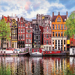 Educa Borras Puzzle 1000 pcs - Maisons dansantes Amsterdam