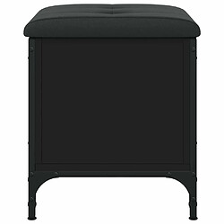 Acheter Maison Chic Banc de rangement | Meuble de rangement d'Entrée | Coffres d'Intérieur noir 42x42x45 cm bois d'ingénierie -MN43557