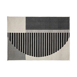 Atmosphera, Createur D'Interieur Tapis géometrique relief Lio 120x170cm gris - ATMOSPHERA