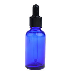 12 bouteilles d'huiles essentielles vides flacon compte-gouttes aromathérapie pour 30ml bleu