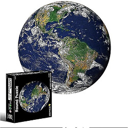 Universal Puzzle 1000 pièces pour adultes et enfants - Puzzle visuel 3D Terre et Lune 