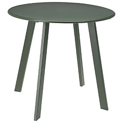 ProGarden Table d'appoint 50x45 cm vert mat