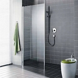 Roth Paroi de douche walk in en verre transparent fixe 100 cm 3958250