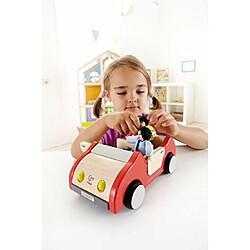 Acheter Voiture familiale Hape Dollhouse Jouet de voiture de maison de poupAes en bois, accessoire de vAhicule A pousser pour ensemble complet de meubles de maison de poupAe rouge, L : 8,9, l : 3,5, H : 5,1 pouces