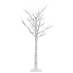 Acheter vidaXL Sapin de Noël 120 LED blanc chaud Saule 1,2 m Int/Ext