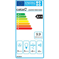 Hotte standard Cata LEGEND 9000XGBK Noir