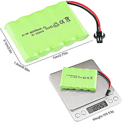 Avis 1 pièce 6V Ni-MH 2400mAh Batterie rechargeable pour télécommande de voiture RC