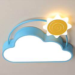 Universal Lampe de plafond 60cm pour chambre enfant 32w jardin d'enfants chambre salon lampe decorative idee lampes de plafond nuage varié lampes de plafond bleu