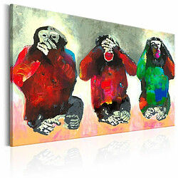 Paris Prix Tableau Imprimé Three Wise Monkeys 40 x 60 cm 