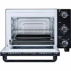 CONTINENTAL EDISON CEMF22B - Minifour electrique 22L noir - 1300W - Rotissoire, Convection naturelle