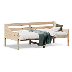 Maison Chic Lit d'appoint | Lit de jour | Lit de repos 90x190 cm Bois de pin massif -GKD15002