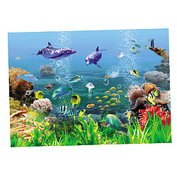 pvc aquarium adhésif fond autocollant poisson réservoir décor poisson s pas cher