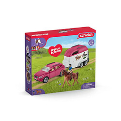 Schleich 72223 Voiture avec remorque pour chevaux